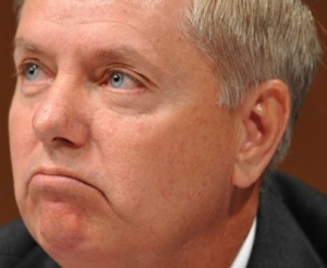 Lindsey Graham--feeling feisty at the end of the day?