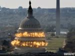 Capitol destroyed--more of Roland Emmerich's odd passion for blasting historic icons.